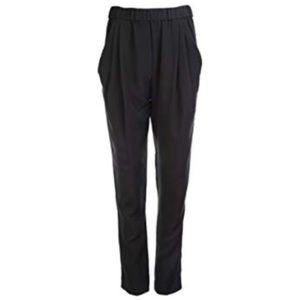 3.1 Phillip Lim Black Pleated Silk Pants